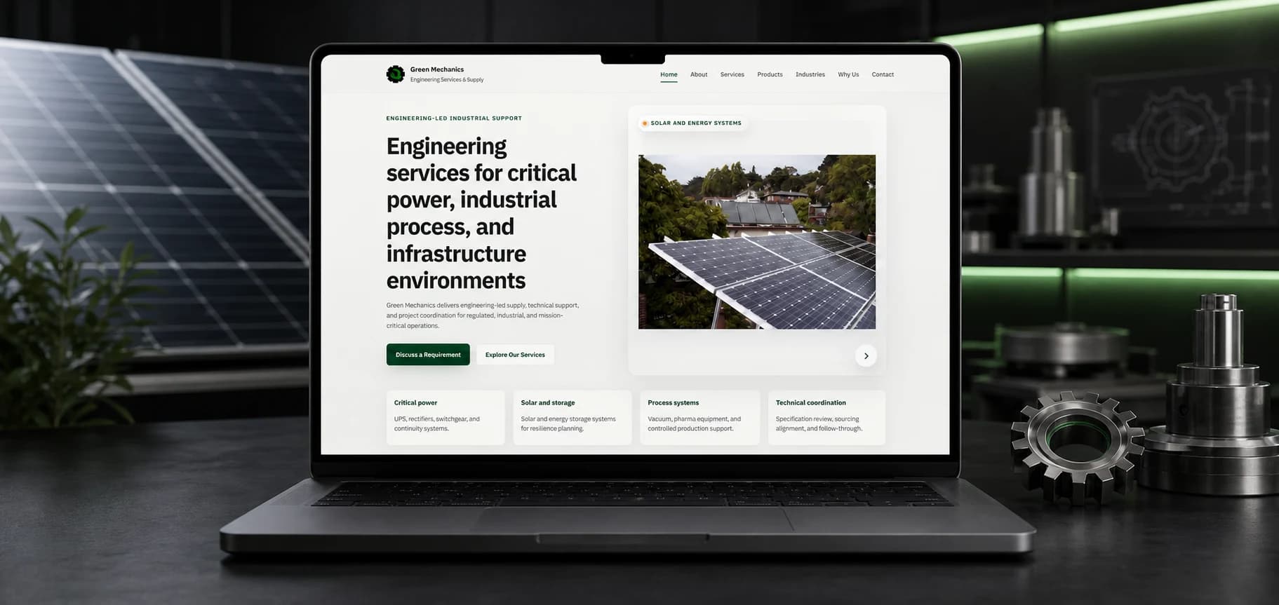 Green Mechanics project by AZM Labs