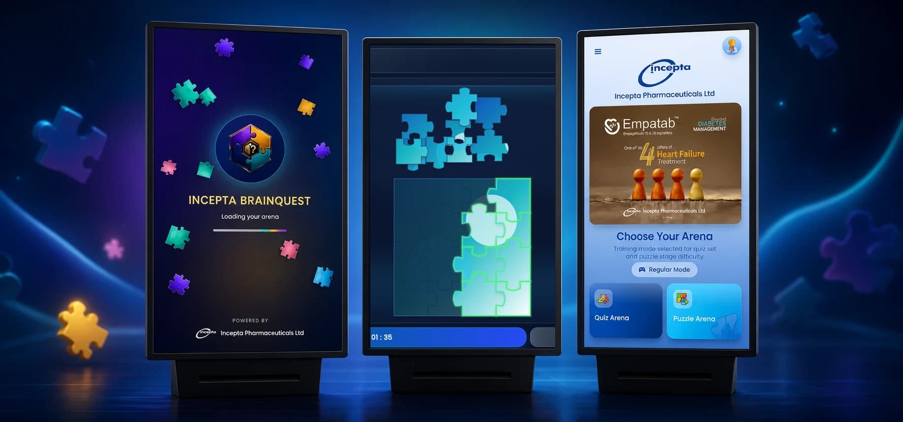Incepta Quiz and Puzzle Game project by AZM Labs