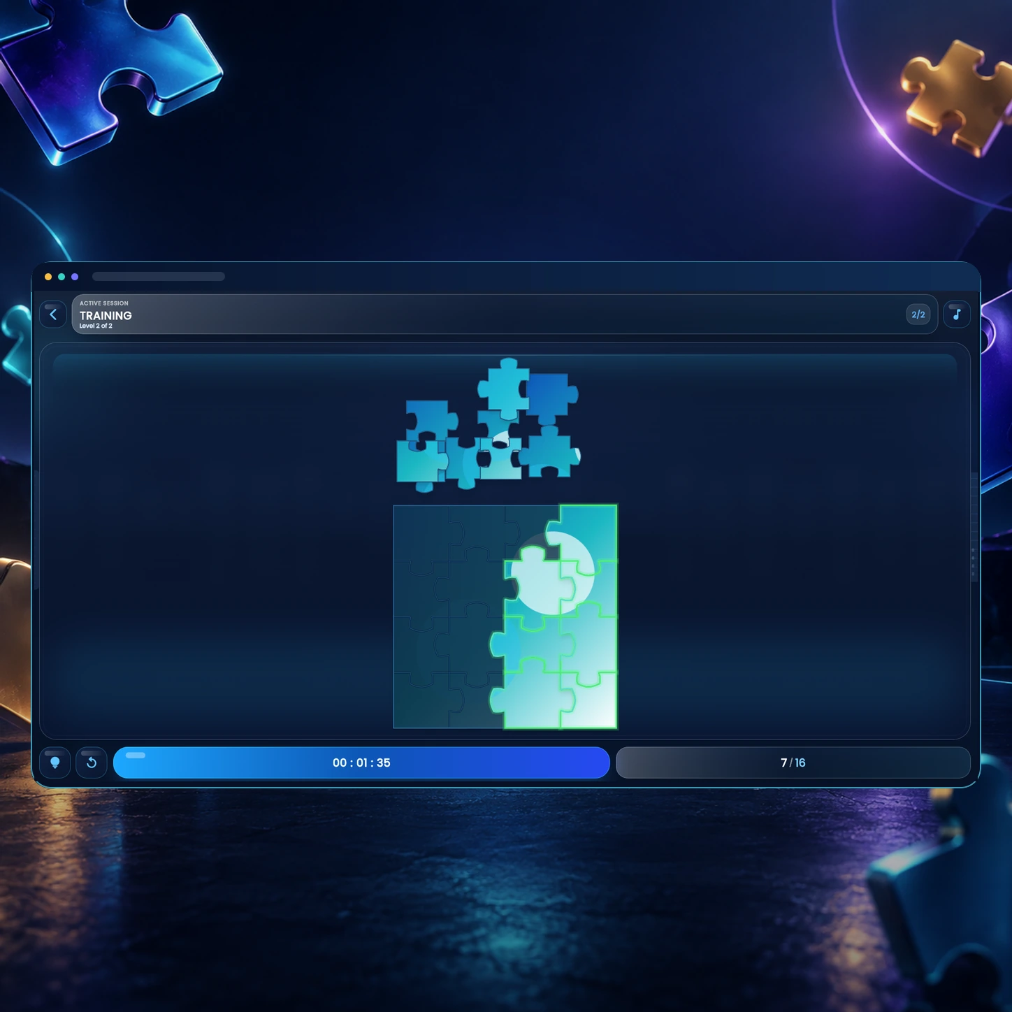 Incepta Quiz and Puzzle Game delivered website view 2